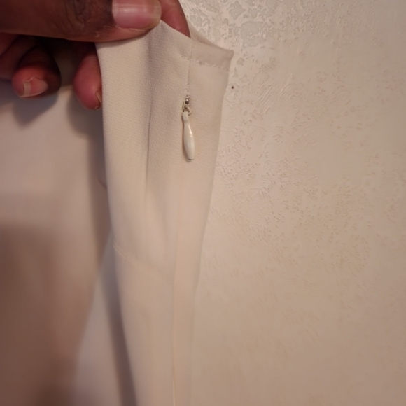 Vintage Danny & Nicole Embroidered Tunic Blouse Side Zip (Flaw) - Picture 4 of 10